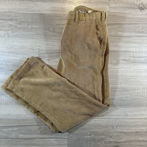 Peter Millar Nanoluxe Brown Corduroy Chinos Pants - Men 32 Lightweight 5 Pockets